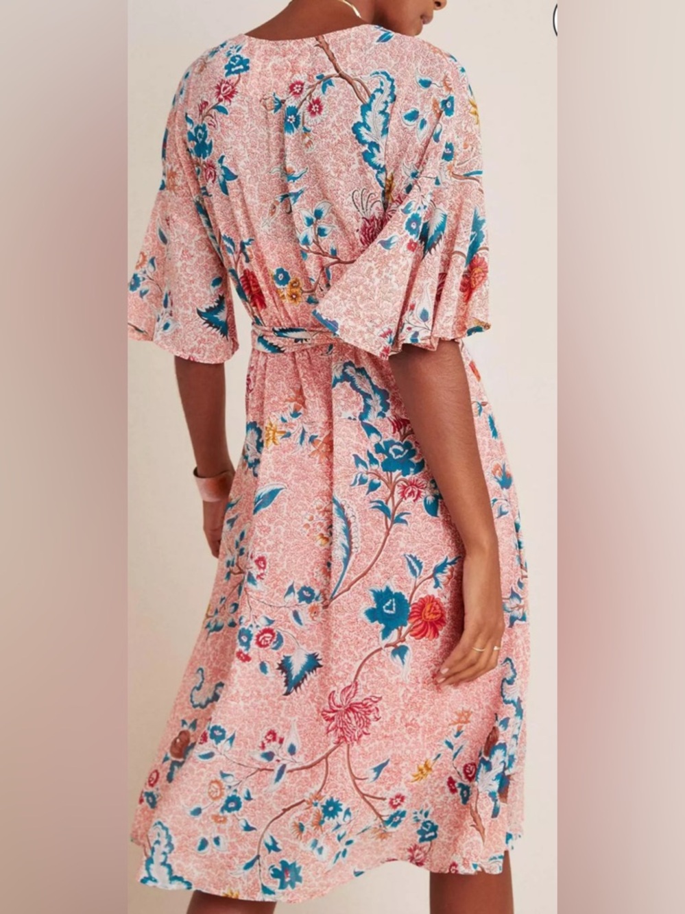Anthropologie Maeve Adelaide Wrap Midi Dress Sz XS - Picture 2 of 10